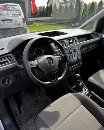 Volkswagen Caddy cena 51150 przebieg: 167000, rok produkcji 2016 z Wrocław małe 67